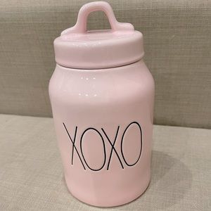 Rae Dunn XOXO Pink Canister